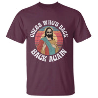 Funny Easter Jesus T Shirt Retro Vintage Guess Whos Back Again - Wonder Print Shop