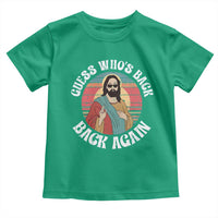 Funny Easter Jesus Toddler T Shirt Retro Vintage Guess Whos Back Again - Wonder Print Shop
