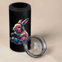 Gamer Rabbit 4 in 1 Can Cooler Tumbler Cute Bunny Gaming Eggs Funny Video Games Easter - Wonder Print Shop