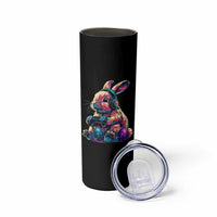 Gamer Rabbit Skinny Tumbler Cute Bunny Gaming Eggs Funny Video Games Easter - Wonder Print Shop