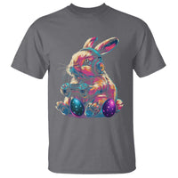 Gamer Rabbit T Shirt Cute Bunny Gaming Eggs Funny Video Games Easter - Wonder Print Shop