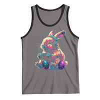 Gamer Rabbit Tank Top Cute Bunny Gaming Eggs Funny Video Games Easter - Wonder Print Shop
