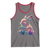 Gamer Rabbit Tank Top Cute Bunny Gaming Eggs Funny Video Games Easter - Wonder Print Shop