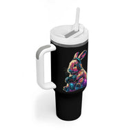 Gamer Rabbit Tumbler With Handle Cute Bunny Gaming Eggs Funny Video Games Easter - Wonder Print Shop