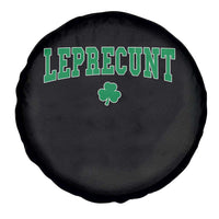 Leprecunt Shamrock Spare Tire Cover St Patricks Day Funny Irish Adult Humor