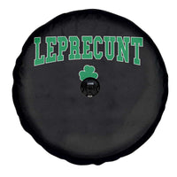Leprecunt Shamrock Spare Tire Cover St Patricks Day Funny Irish Adult Humor