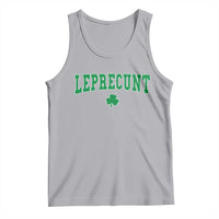 Leprecunt Shamrock Tank Top St Patricks Day Funny Irish Adult Humor