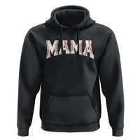 Baseball Mama Hoodie Retro Varsity Baseball Season Mom Raising Ballers