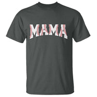 Baseball Mama T Shirt Retro Varsity Baseball Season Mom Raising Ballers