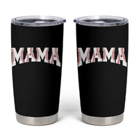 Baseball Mama Tumbler Cup Retro Varsity Baseball Season Mom Raising Ballers
