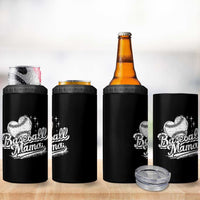 Baseball Mama 4 in 1 Can Cooler Tumbler Baseball Season Mom Raising Ballers