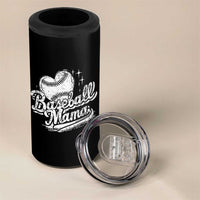 Baseball Mama 4 in 1 Can Cooler Tumbler Baseball Season Mom Raising Ballers