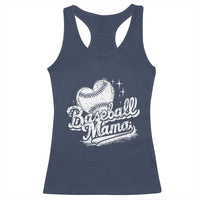 Baseball Mama Racerback Tank Top Baseball Season Mom Raising Ballers