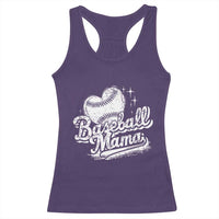 Baseball Mama Racerback Tank Top Baseball Season Mom Raising Ballers
