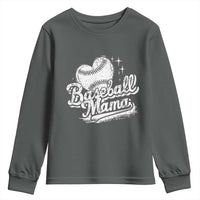 Baseball Mama Youth Sweatshirt Baseball Season Mom Raising Ballers