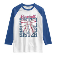 Baseball Sister Raglan Shirt Coquette Bow Biggest Fan Sport Lovers Girl