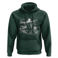 Bigfoot Loch Ness Monster Hoodie Funny Retro Sasquatch Nessie Funny Cryptid Vintage Graphic