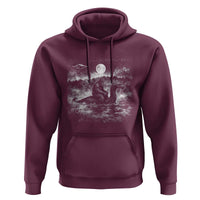 Bigfoot Loch Ness Monster Hoodie Funny Retro Sasquatch Nessie Funny Cryptid Vintage Graphic