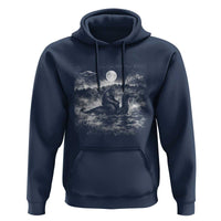 Bigfoot Loch Ness Monster Hoodie Funny Retro Sasquatch Nessie Funny Cryptid Vintage Graphic