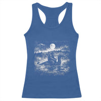 Bigfoot Loch Ness Monster Racerback Tank Top Funny Retro Sasquatch Nessie Funny Cryptid Vintage Graphic