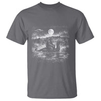 Bigfoot Loch Ness Monster T Shirt Funny Retro Sasquatch Nessie Funny Cryptid Vintage Graphic