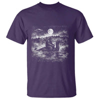 Bigfoot Loch Ness Monster T Shirt Funny Retro Sasquatch Nessie Funny Cryptid Vintage Graphic