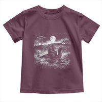 Bigfoot Loch Ness Monster Toddler T Shirt Funny Retro Sasquatch Nessie Funny Cryptid Vintage Graphic