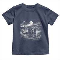 Bigfoot Loch Ness Monster Toddler T Shirt Funny Retro Sasquatch Nessie Funny Cryptid Vintage Graphic