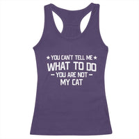 Funny Dog Lovers Racerback Tank Top You Cant Tell Me What To Do You Are Not My Dog