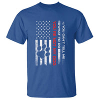 Funny Dog Lovers T Shirt You Cant Tell Me What To Do Youre Not My Dog USA Flag