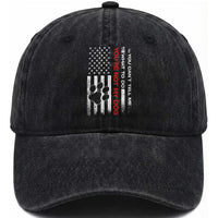 Funny Dog Lovers Washed Cotton Baseball Cap You Cant Tell Me What To Do Youre Not My Dog USA Flag