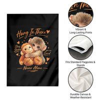 Cute Baby Monkey Punch Garden Flag Adorable Emotional Graphic Little Punch