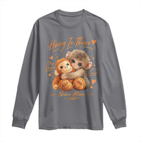 Cute Baby Monkey Punch Long Sleeve Shirt Adorable Emotional Graphic Little Punch