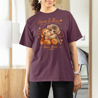Cute Baby Monkey Punch T Shirt For Women Adorable Emotional Graphic Little Punch