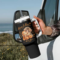 Cute Baby Monkey Punch Tumbler With Handle Adorable Emotional Graphic Little Punch