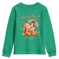 Cute Baby Monkey Punch Youth Sweatshirt Adorable Emotional Graphic Little Punch