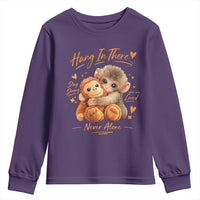 Cute Baby Monkey Punch Youth Sweatshirt Adorable Emotional Graphic Little Punch