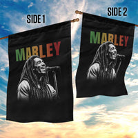 Vintage Marley Garden Flag Rastaman Jamaica Jamaican Rasta Reggage Music