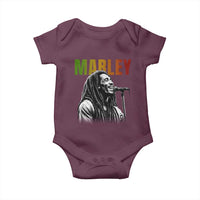 Vintage Marley Baby Onesie Rastaman Jamaica Jamaican Rasta Reggage Music