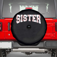 Baseball Sister Spare Tire Cover Retro Varsity Baseball Season Family