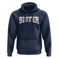 Baseball Sister Hoodie Retro Varsity Baseball Season Family