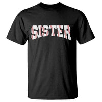 Baseball Sister T Shirt Retro Varsity Baseball Season Family
