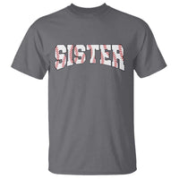 Baseball Sister T Shirt Retro Varsity Baseball Season Family