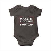 Twin Dad Baby Onesie Make It A Double Funny New Dad Fathers Day