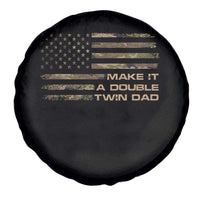 Twin Dad Spare Tire Cover Make It A Double Funny Fathers Day Camo American Flag