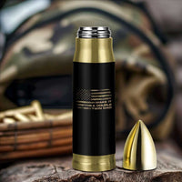 Twin Dad Bullet Tumbler Make It A Double Funny Fathers Day Camo American Flag