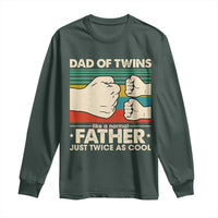 Retro Twin Dad Long Sleeve Shirt Like A Normal But Just Twice As Cool