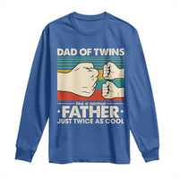 Retro Twin Dad Long Sleeve Shirt Like A Normal But Just Twice As Cool