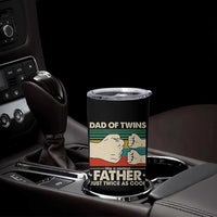 Retro Twin Dad Tumbler Cup Like A Normal But Just Twice As Cool