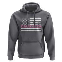 Awesome Like My Daughter Hoodie Girl Dad Father's Day American Flag